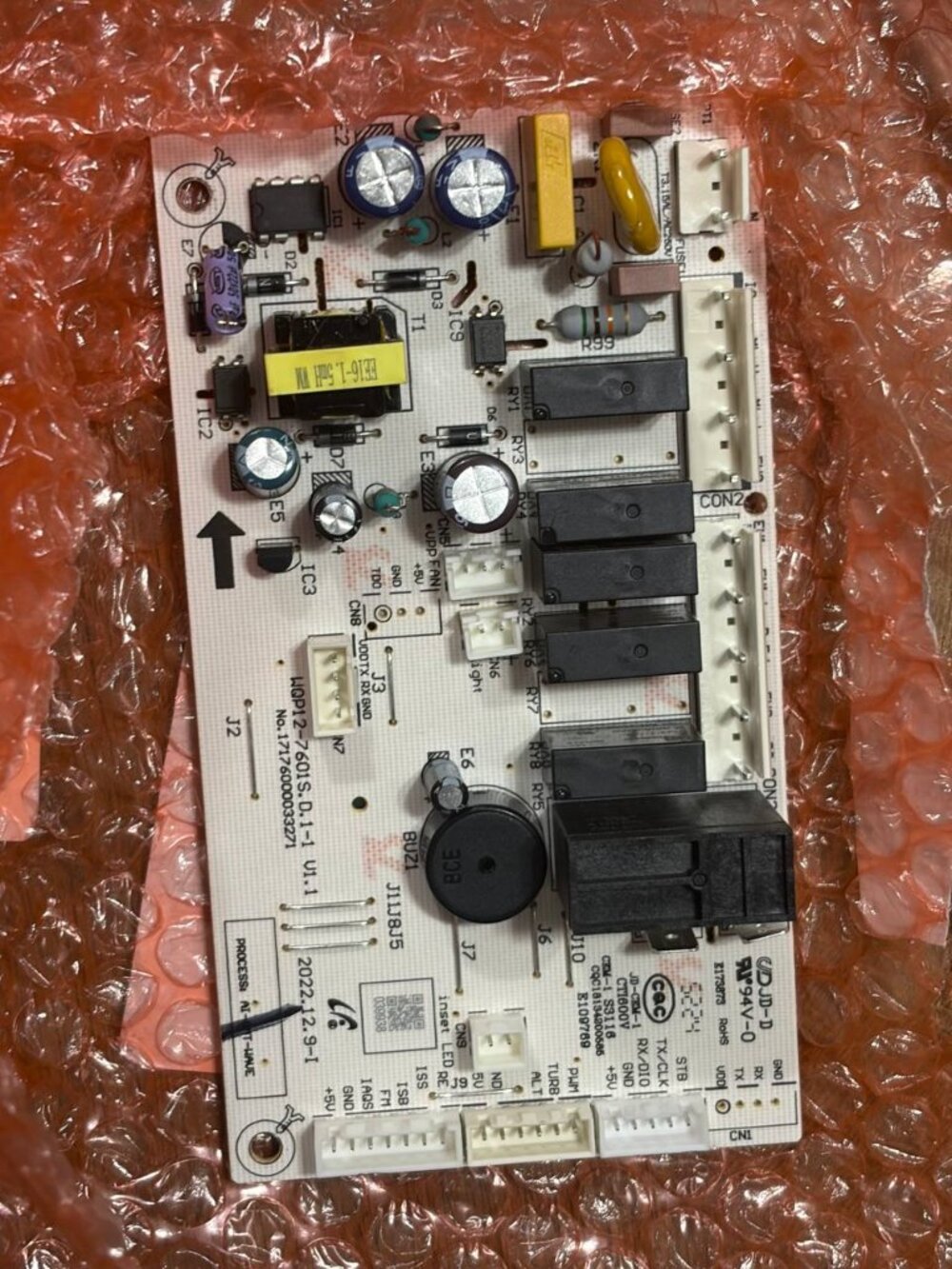 17176000033271 Control Board WQP12-7601S.D.1-1 DishWasher Midea BRAND NEW OEM